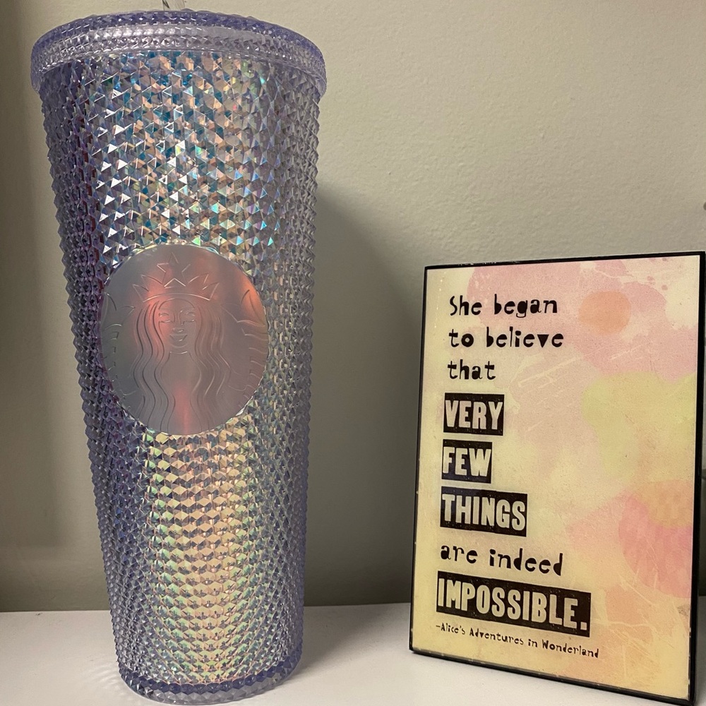 NEW Starbucks 2023 - Unicorn Iridescent Studded Tumbler - 24oz - Venti